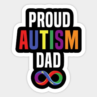 Proud Autism Dad Sticker